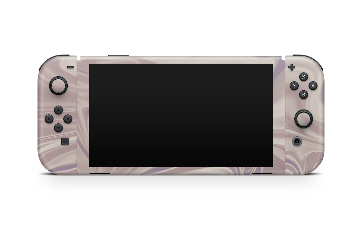 Nintendo Switch OLED Skin Lavender nights