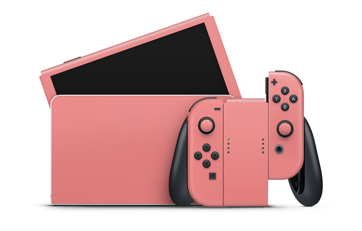 Nintendo Switch OLED Skin Light Coral