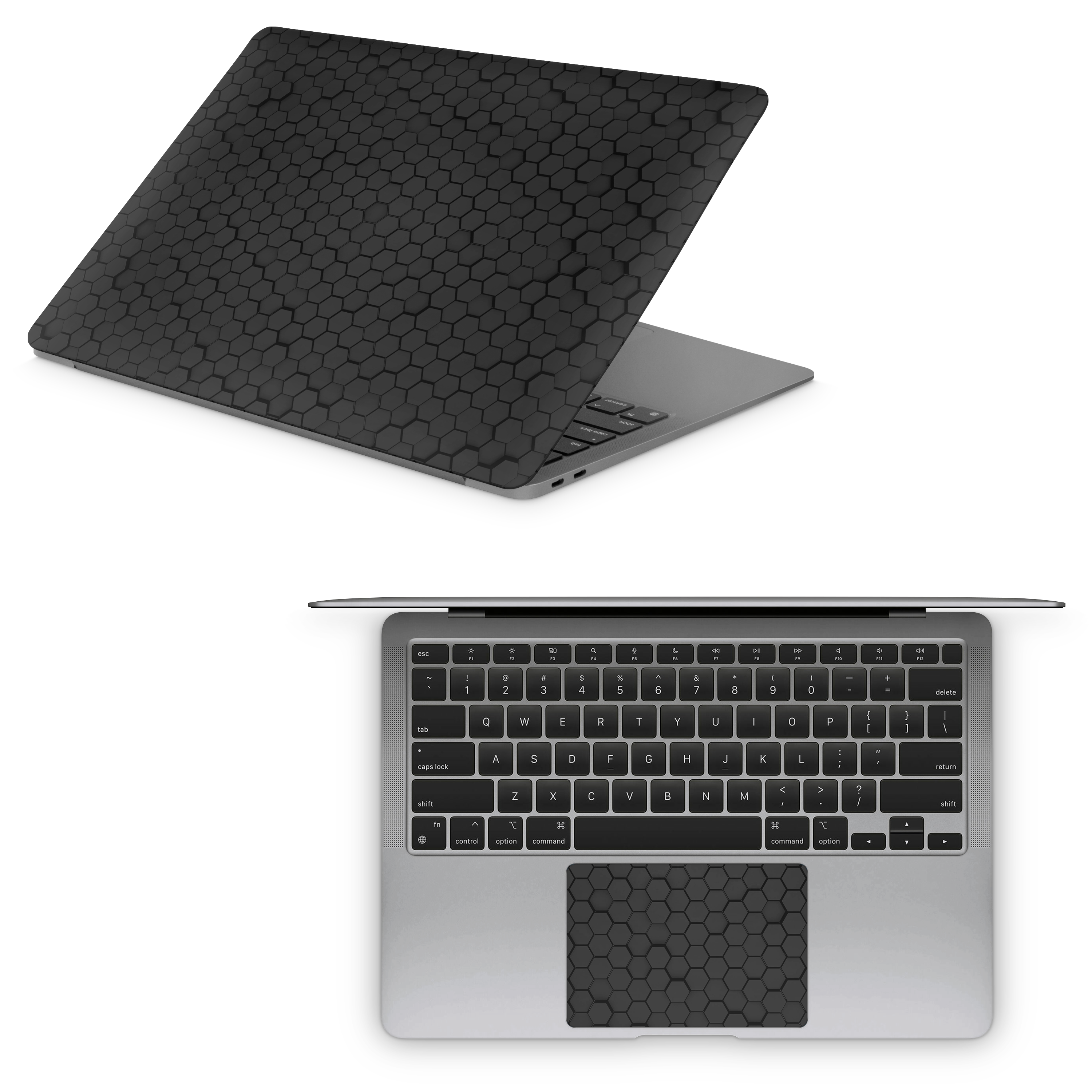 Apple MacBook Skin Dark Hex