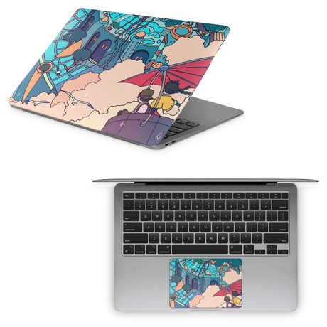 Apple MacBook Castle in the Sky Skin