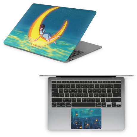 Apple MacBook Girl on the Moon Skin