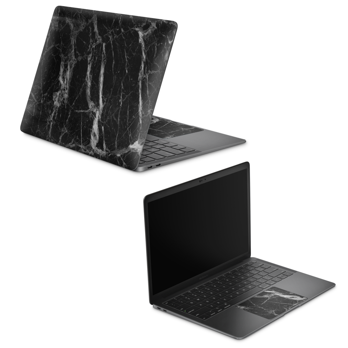 Apple MacBook Skin Black Marble