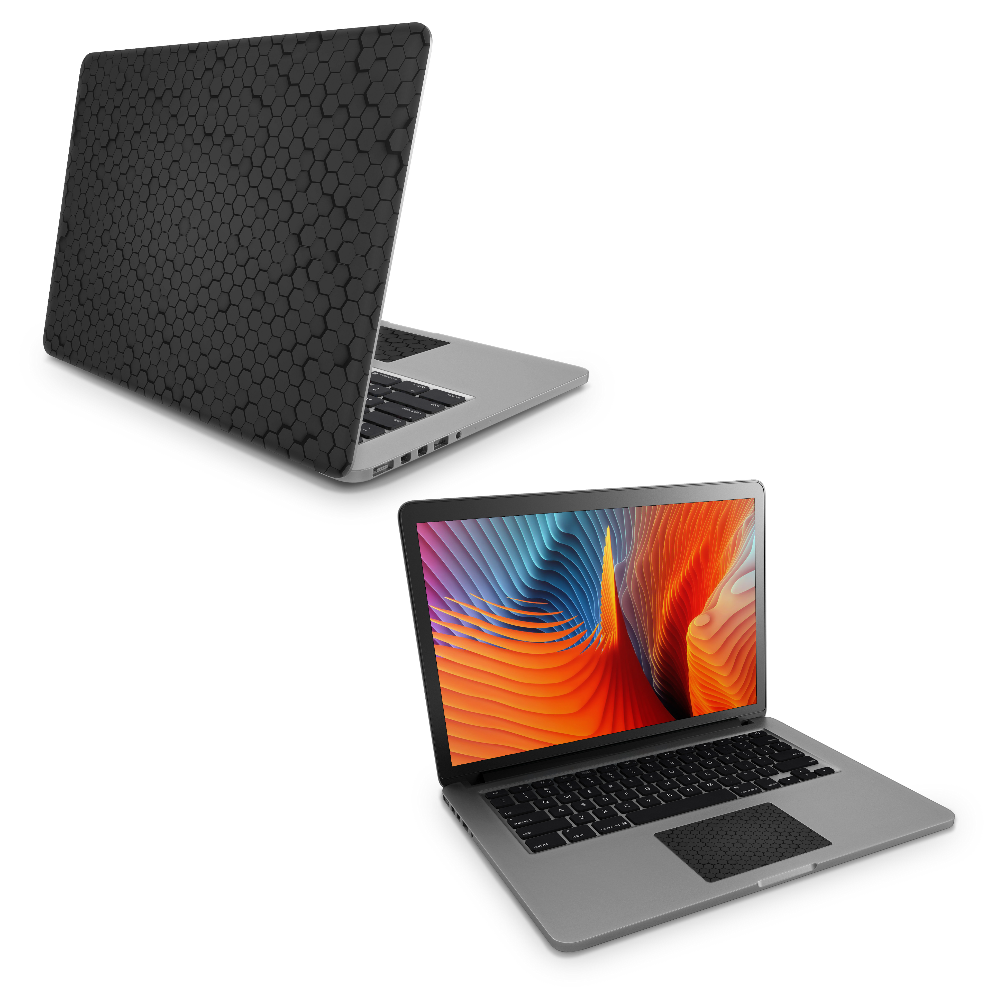 Apple MacBook Skin Dark Hex