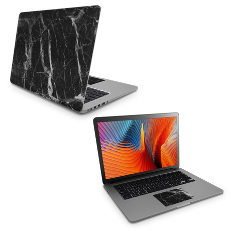 Apple MacBook Skin Black Marble