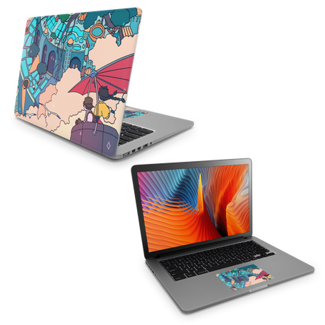 Apple MacBook Castle in the Sky Skin