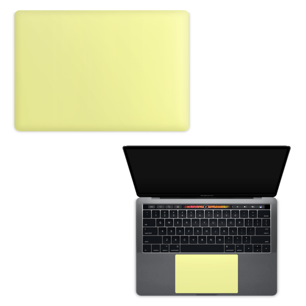 Apple MacBook Skin Pale Yellow
