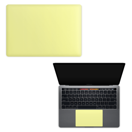 Apple MacBook Skin Pale Yellow