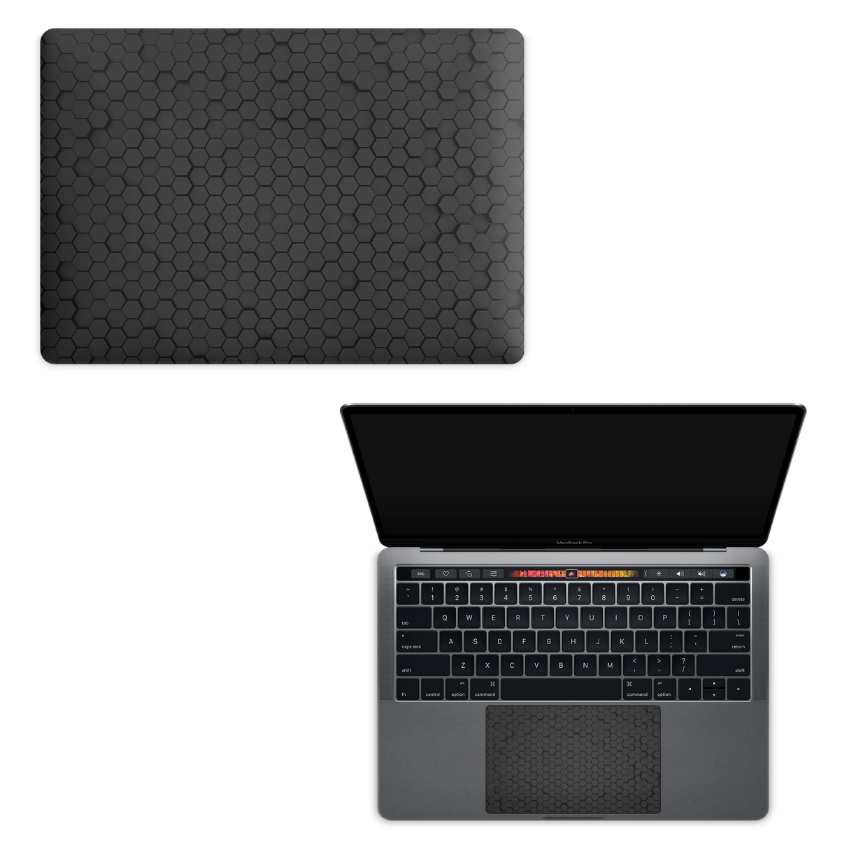 Apple MacBook Skin Dark Hex