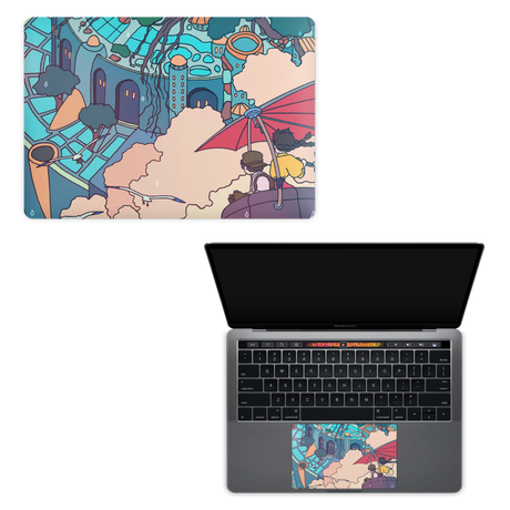 Apple MacBook Castle in the Sky Skin