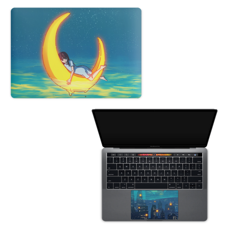 Apple MacBook Girl on the Moon Skin