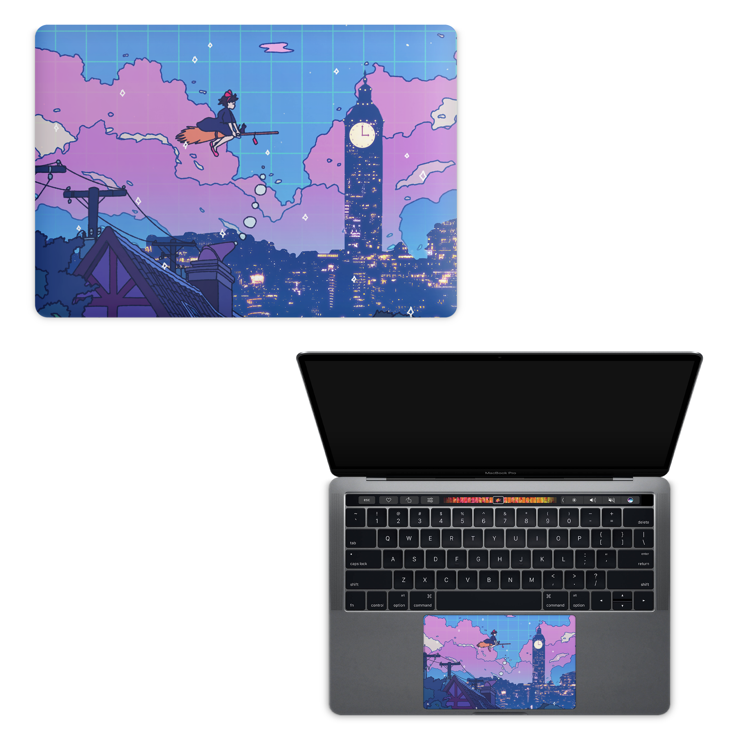 Apple MacBook Night Flight Skin