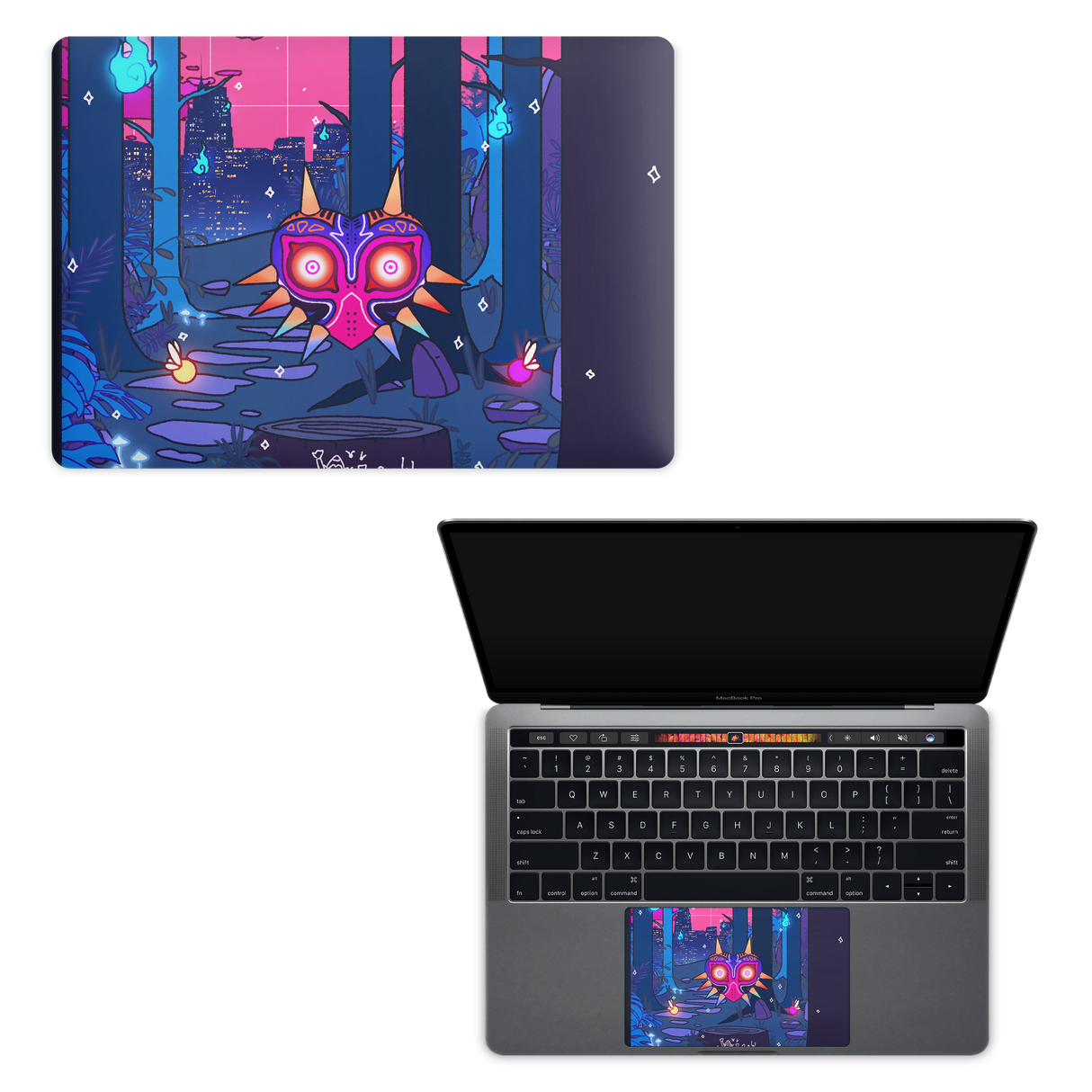 Apple MacBook Majora's mask V2 Skin