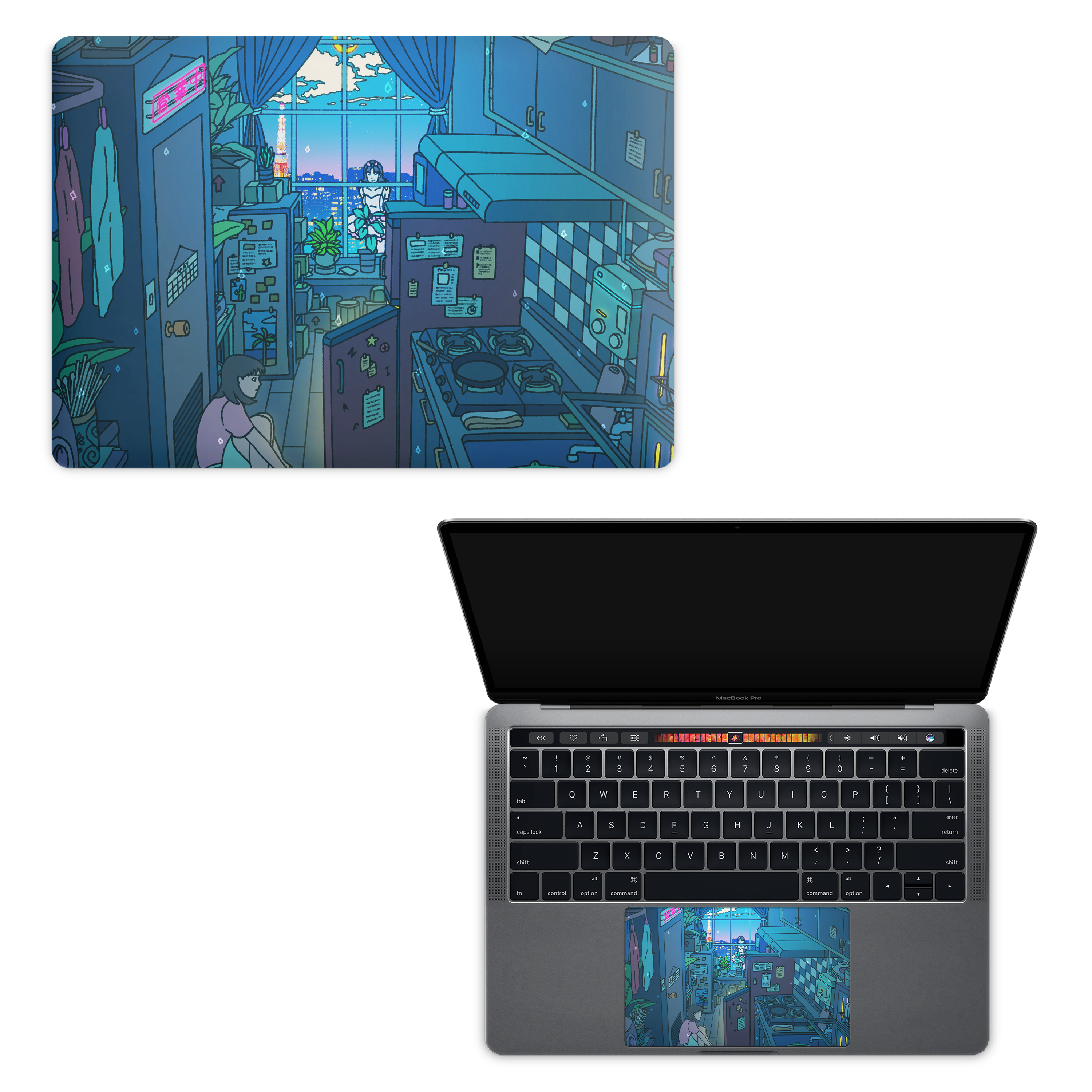 Apple MacBook Perfect Blue  Skin
