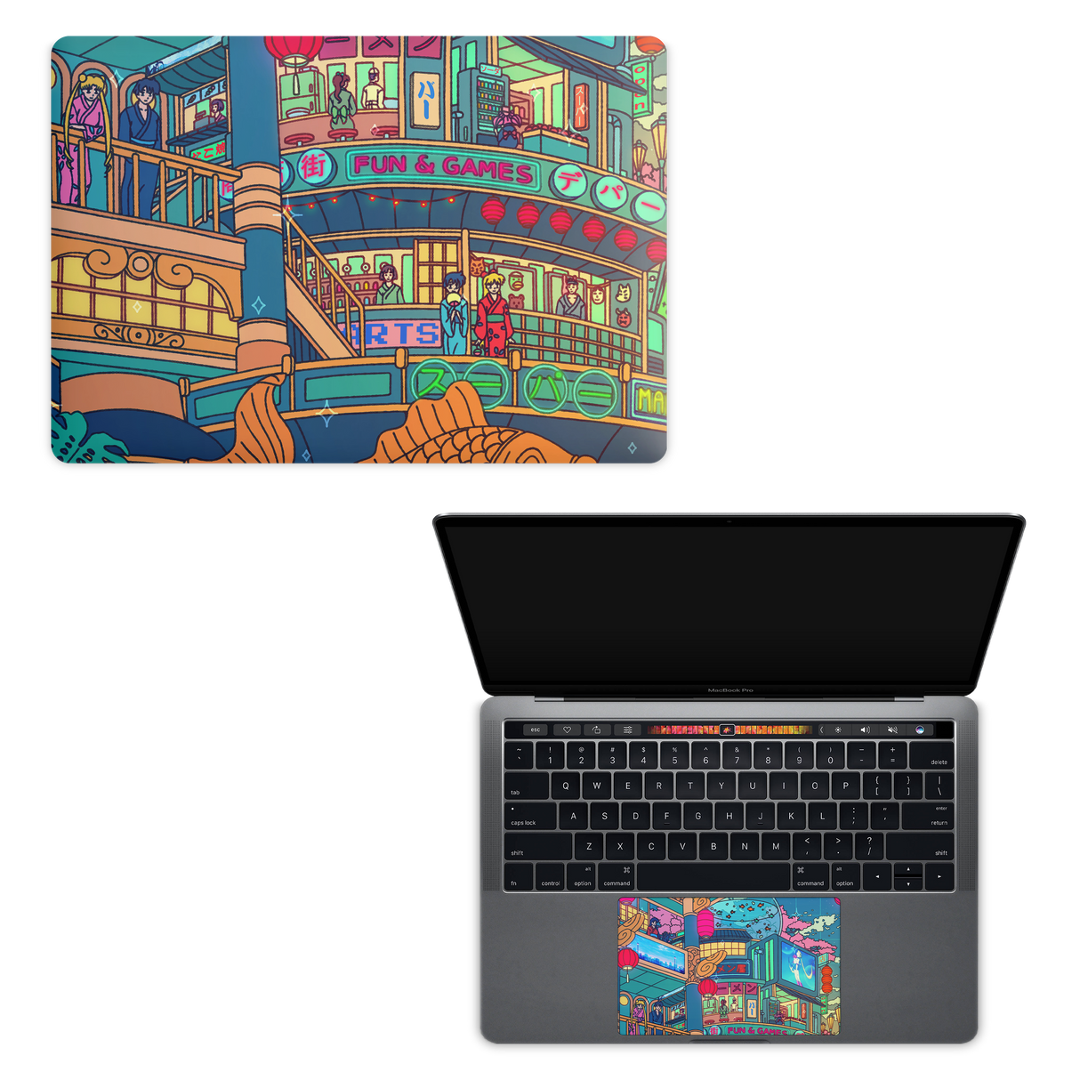 Apple MacBook Moon festival Skin