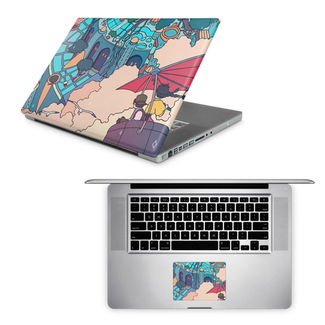 Apple MacBook Castle in the Sky Skin