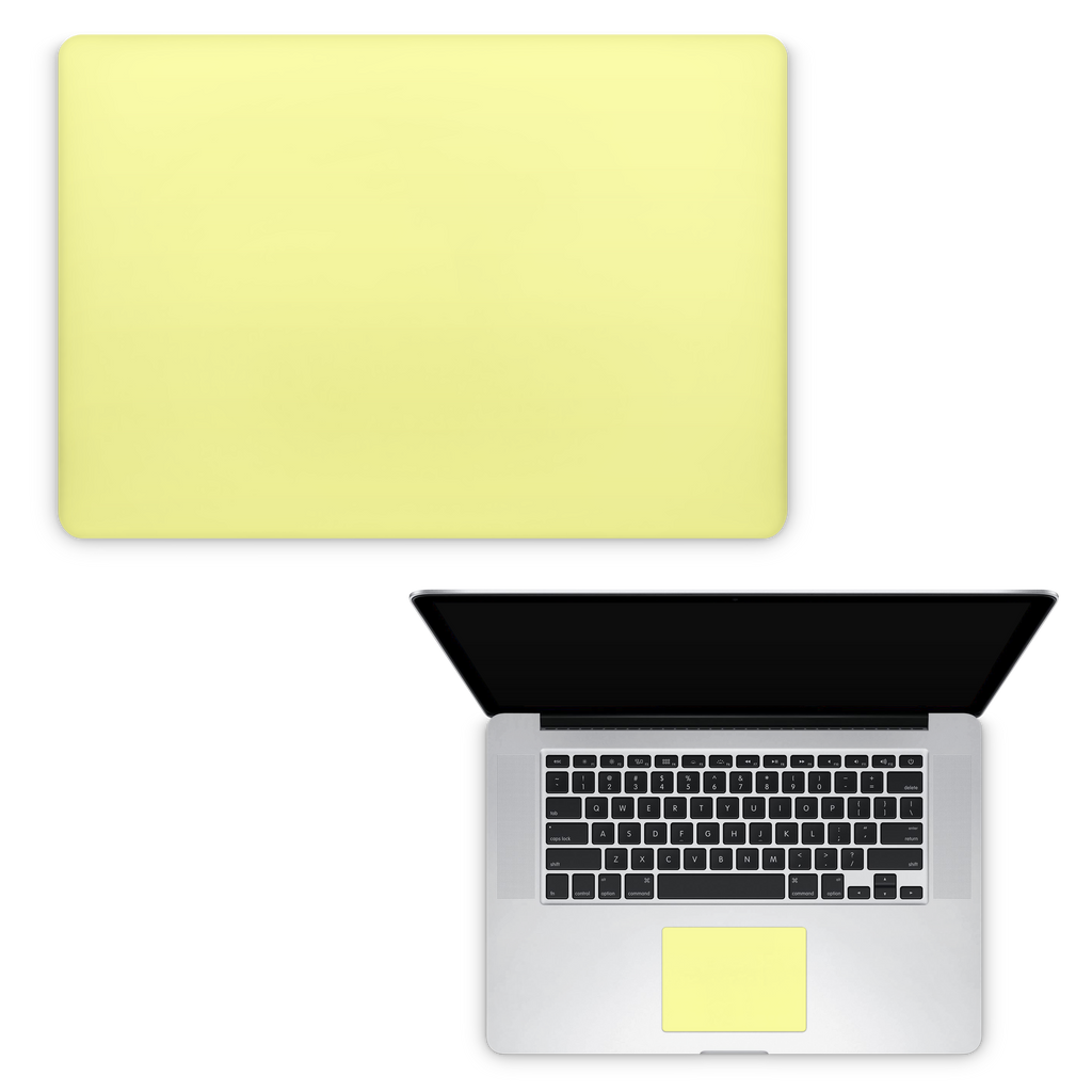 Apple MacBook Skin Pale Yellow