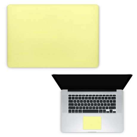 Apple MacBook Skin Pale Yellow