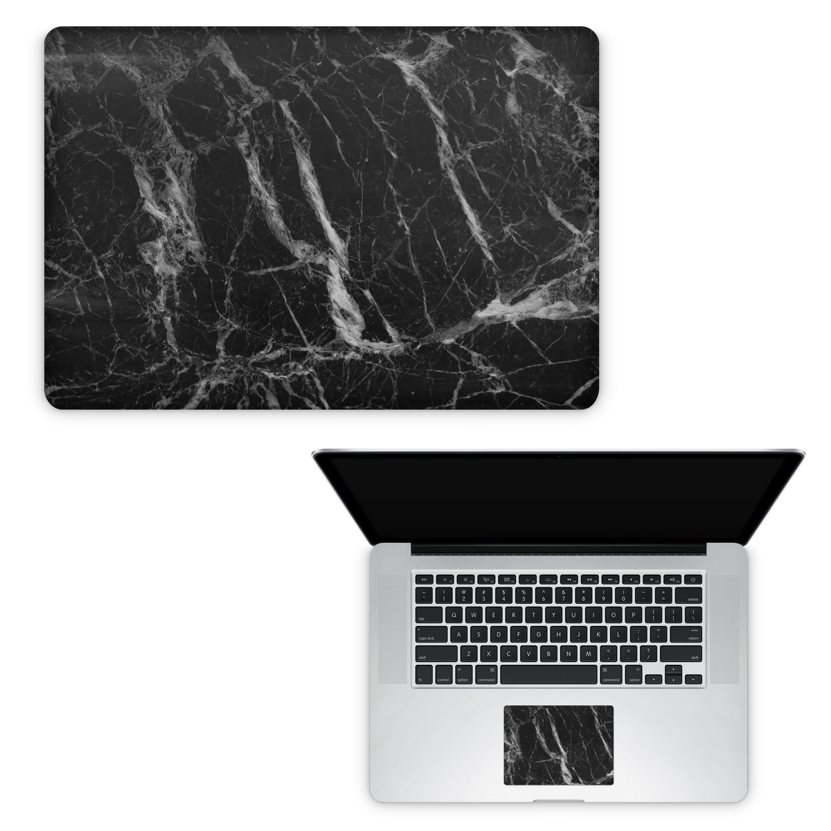 Apple MacBook Skin Black Marble
