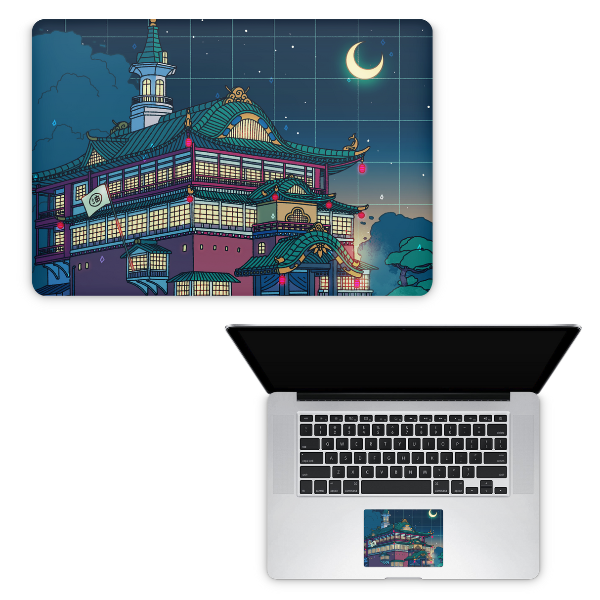 Apple MacBook Bathhouse Night Skin