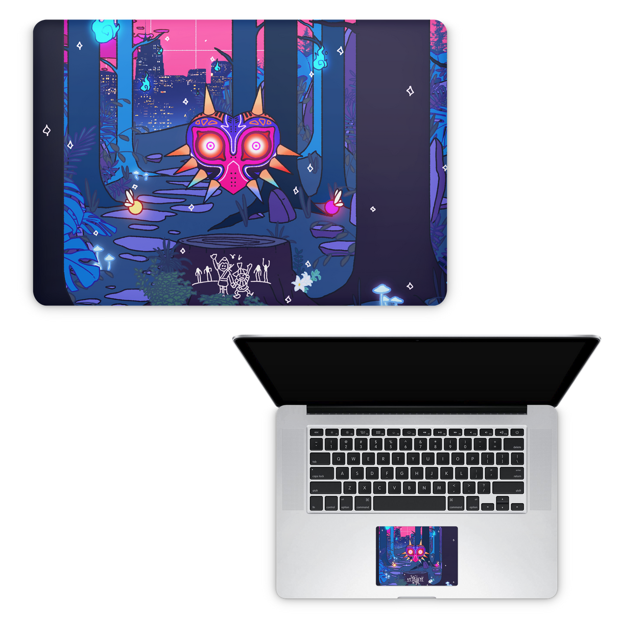 Apple MacBook Majora's mask V2 Skin