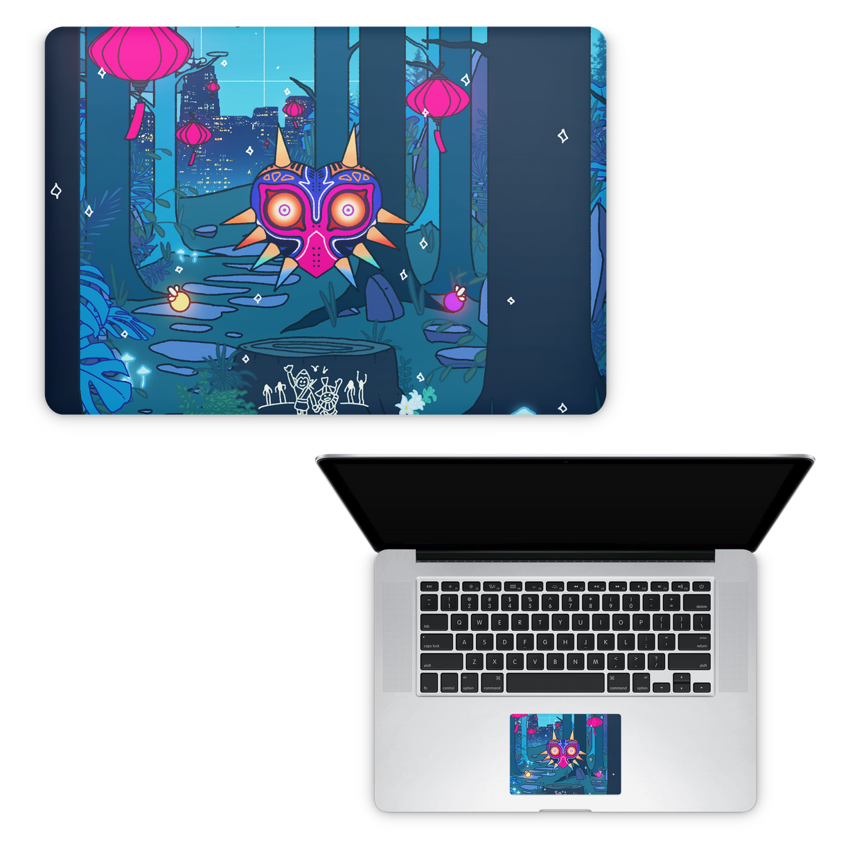 Apple MacBook Majora's mask Skin