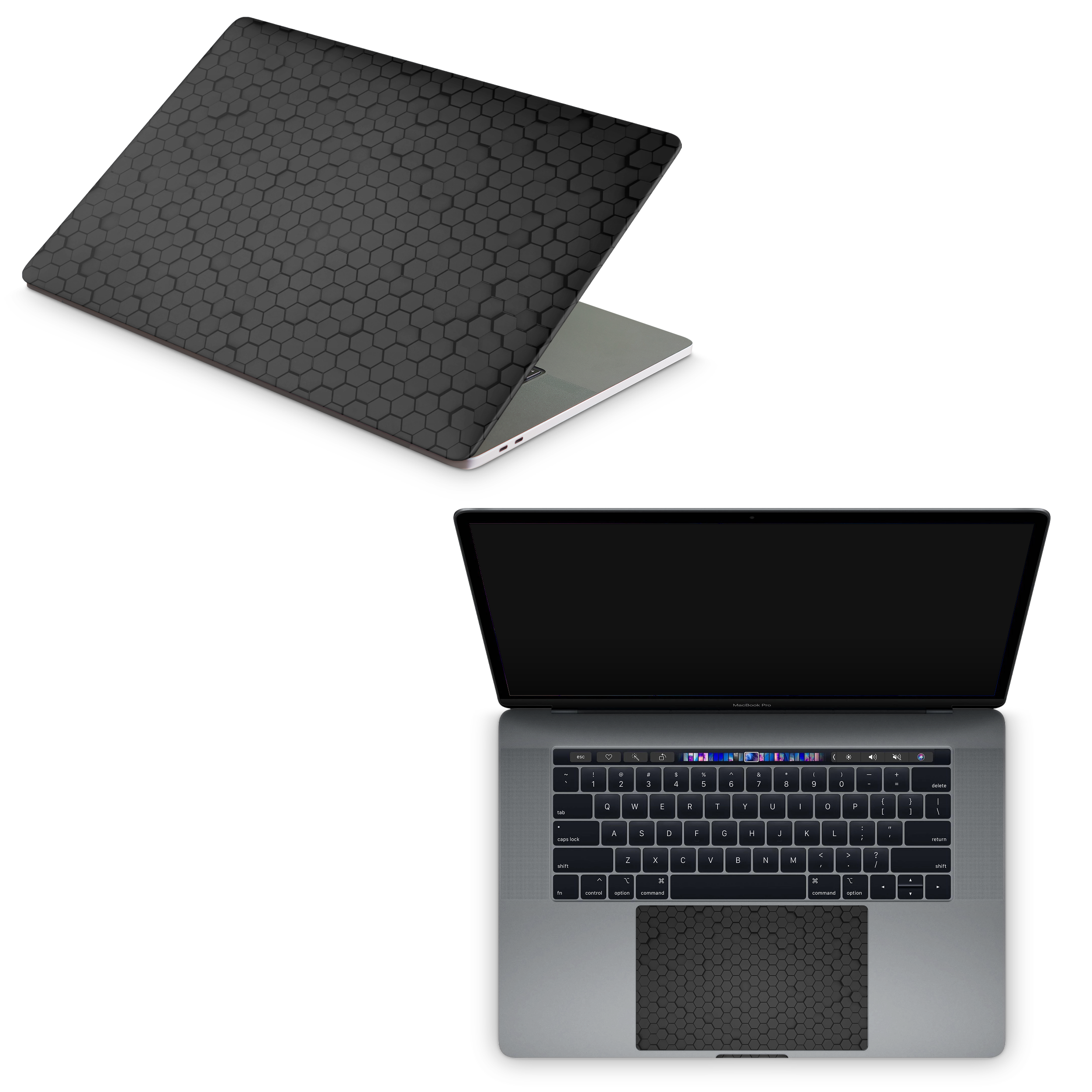 Apple MacBook Skin Dark Hex