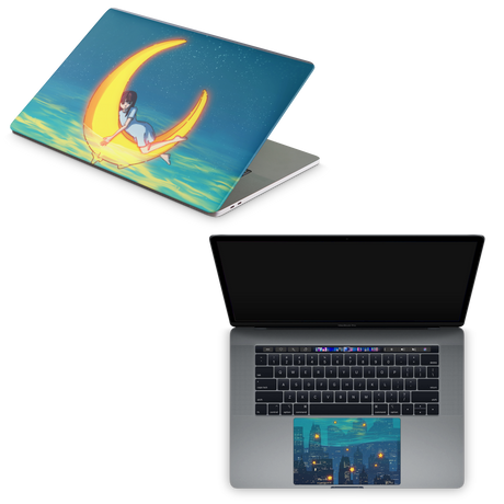 Apple MacBook Girl on the Moon Skin