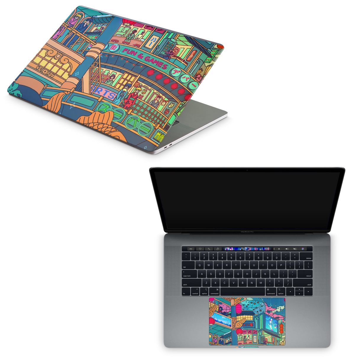 Apple MacBook Moon festival Skin