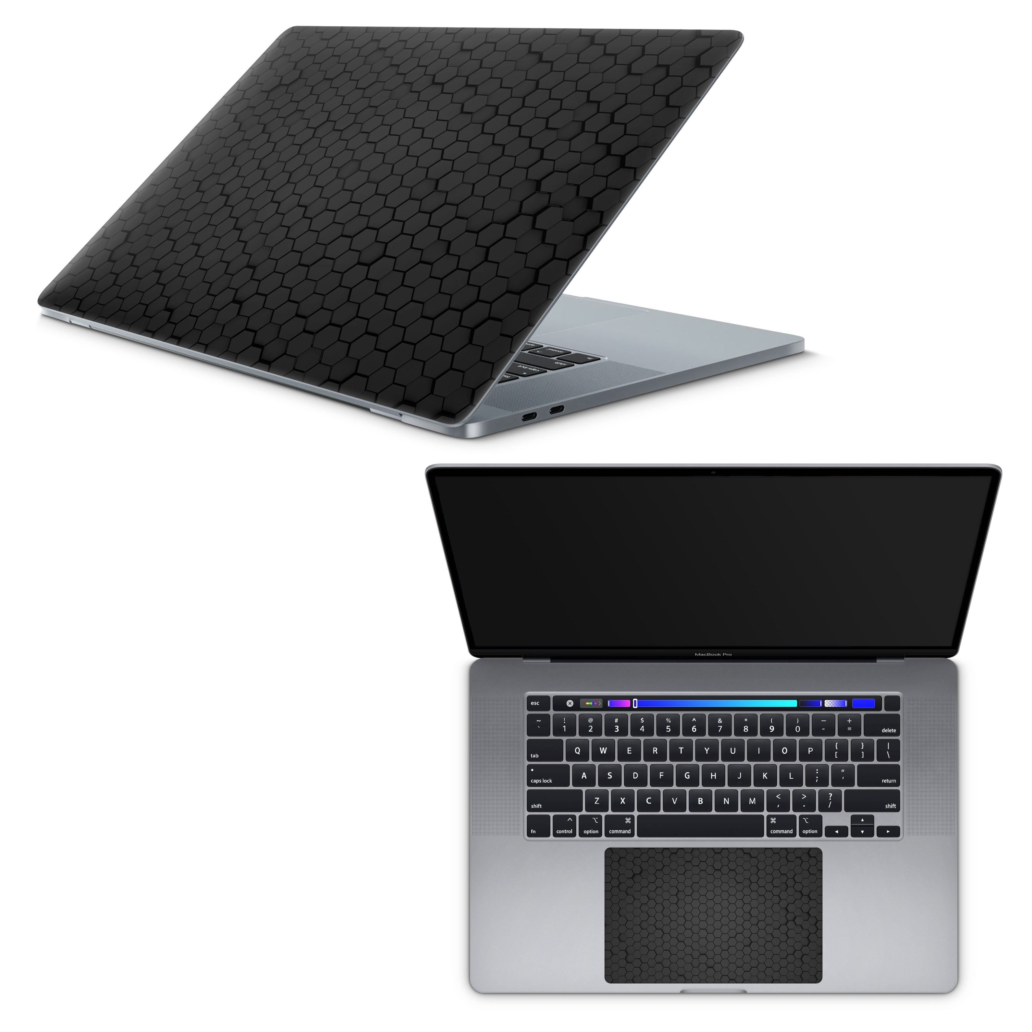 Apple MacBook Skin Dark Hex