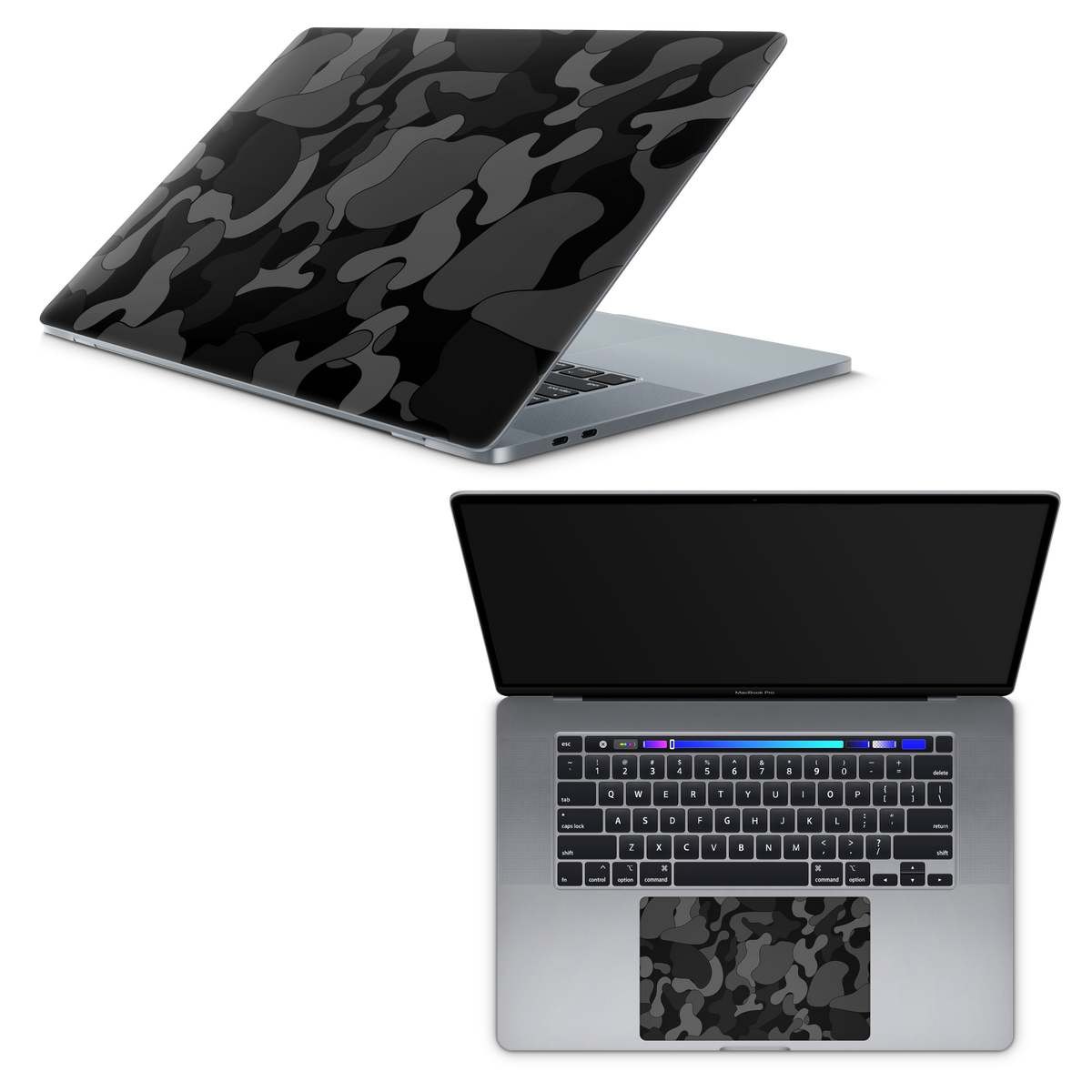 Apple MacBook Skin Pro 16 inch Touch Bar Ape Black Camo