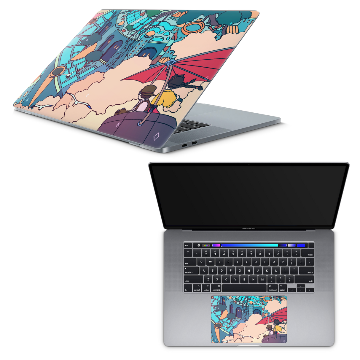 Apple MacBook Castle in the Sky Skin