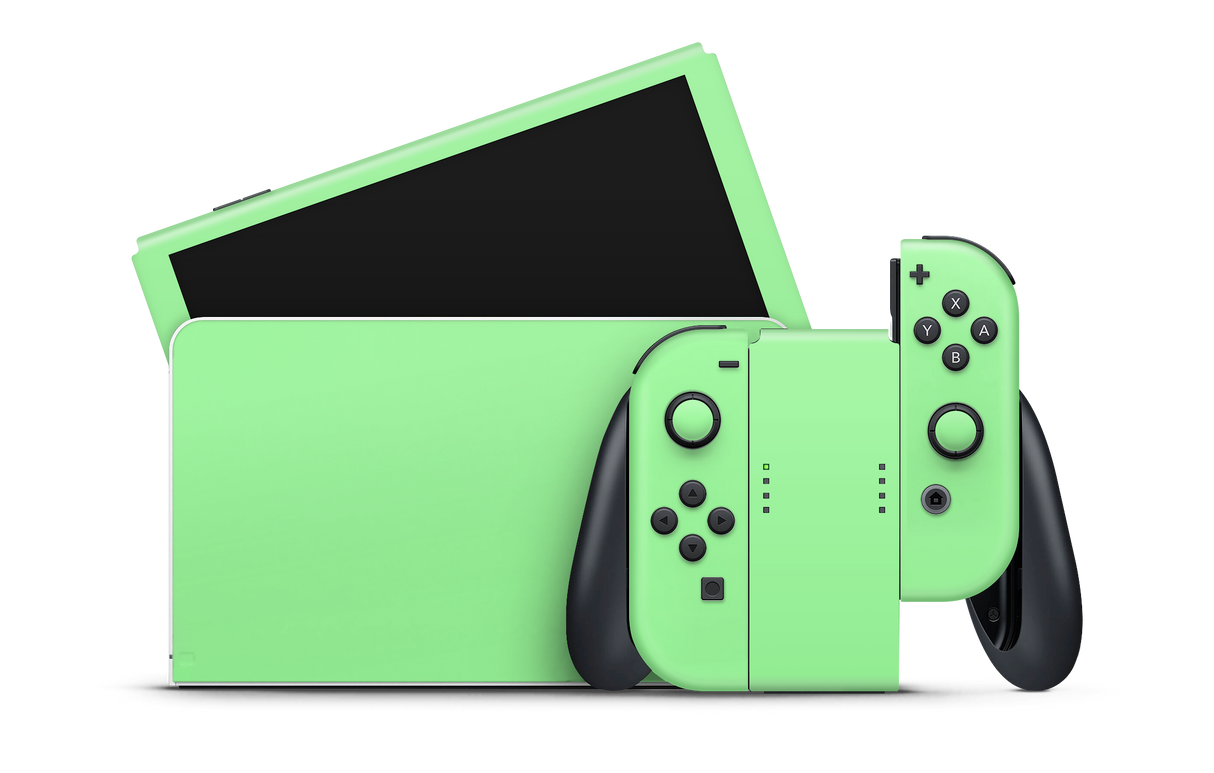 Nintendo Switch OLED Skin Mint Green