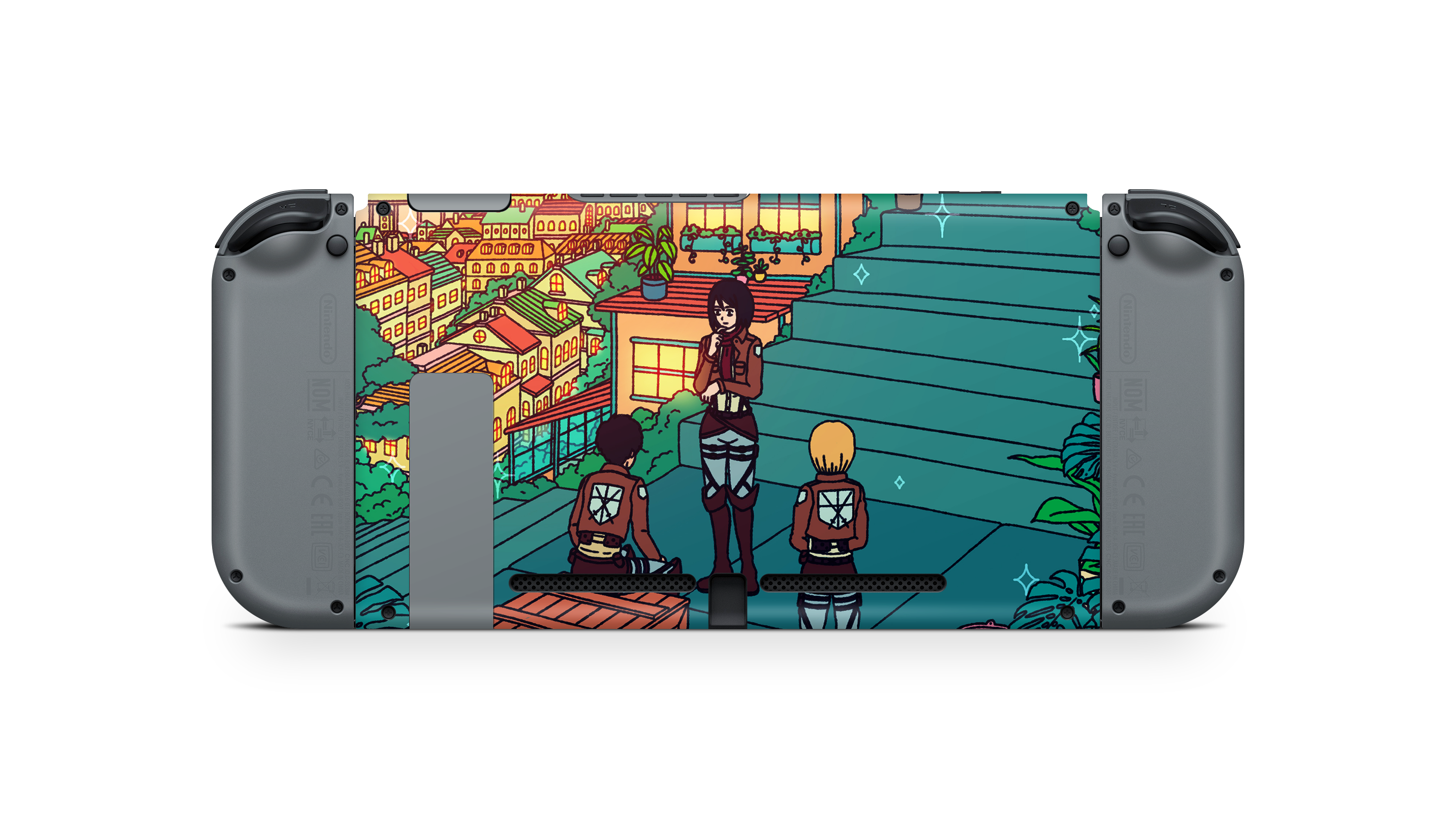 Nintendo Switch 2017 Skin Titan and friends