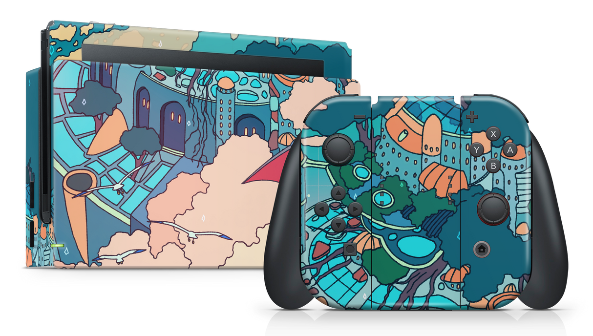 Nintendo Switch 2017 Skin Castle in the Sky