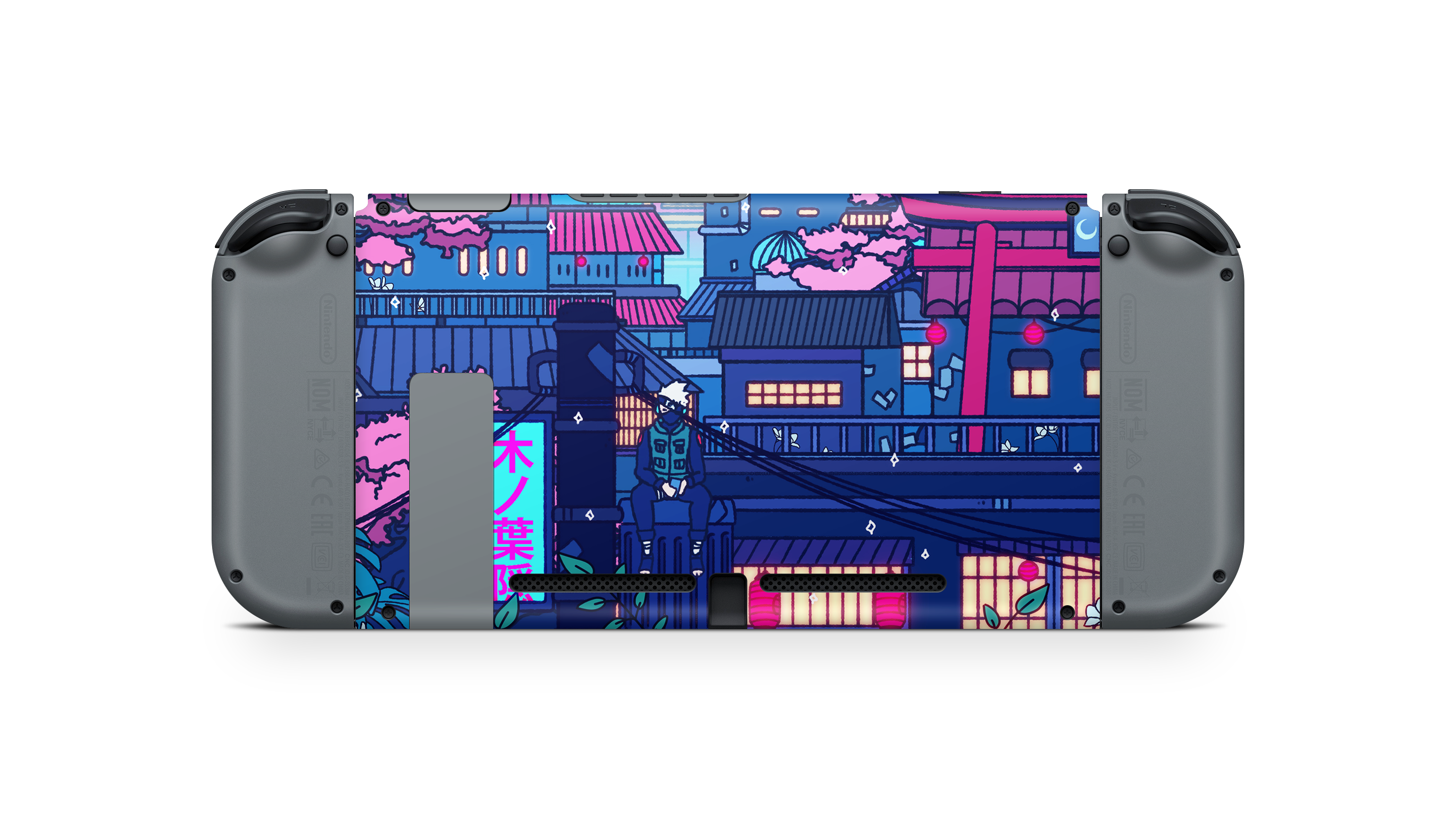 Nintendo Switch 2017 Skin Cyberpunk Village