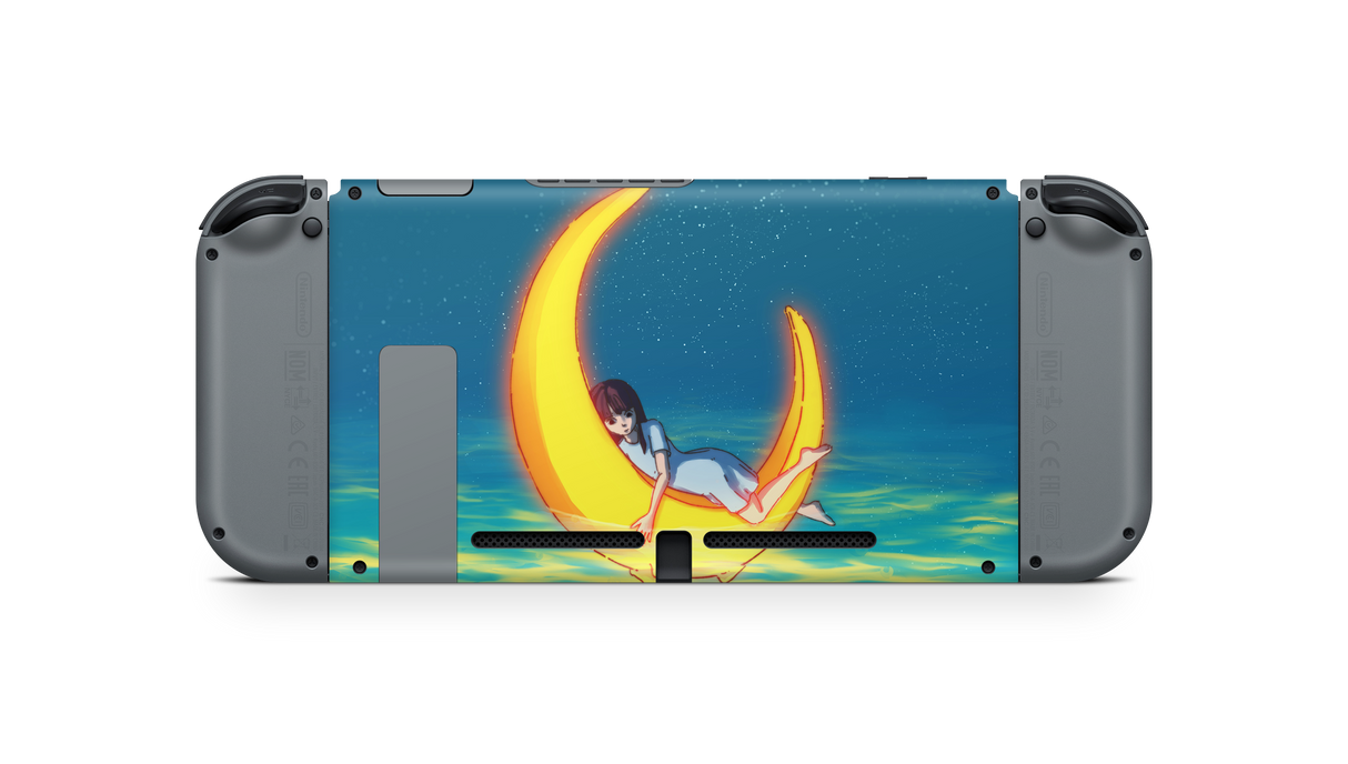 Nintendo Switch 2017 Skin Girl on the Moon