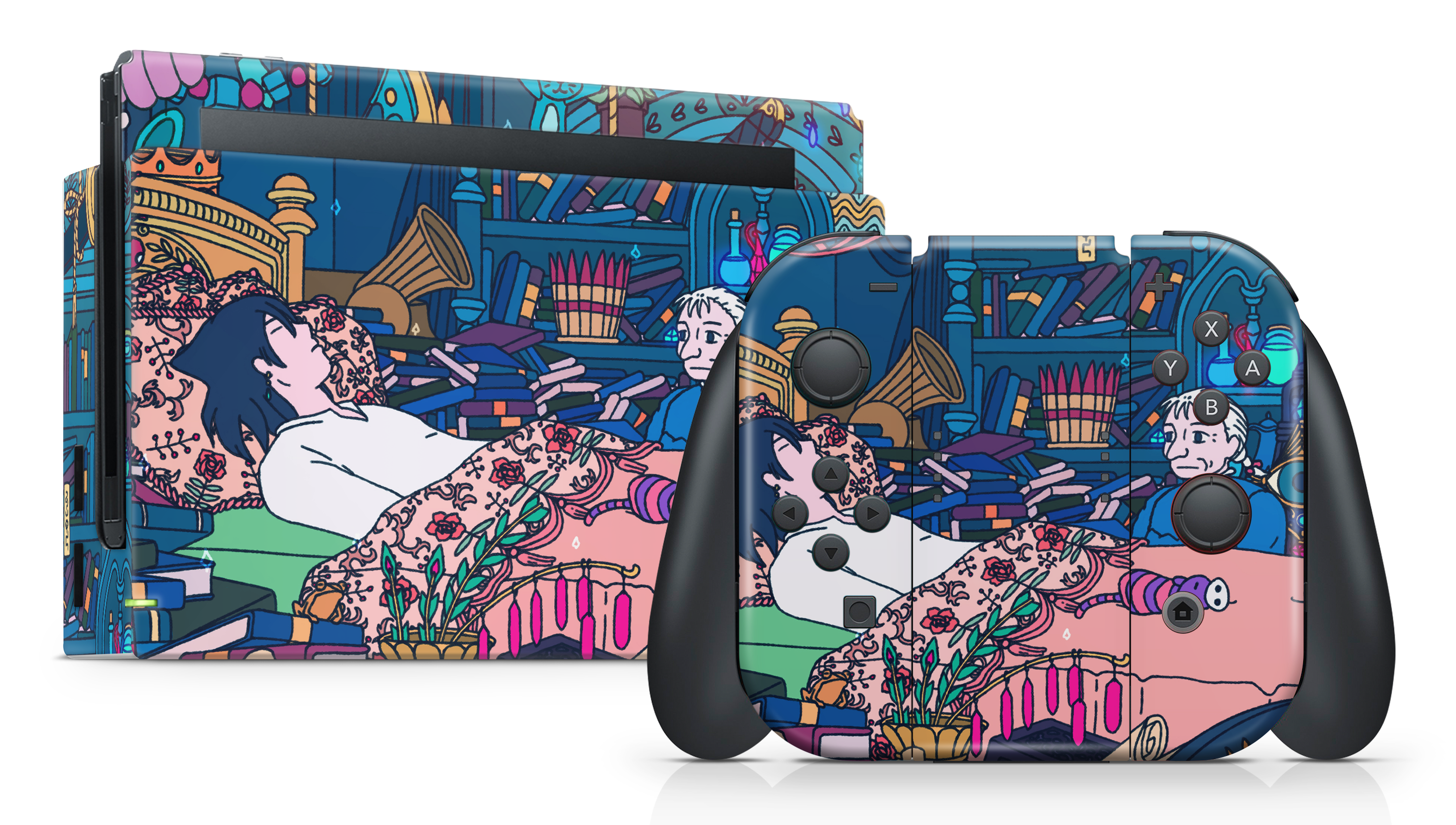 Nintendo Switch 2017 Skin Howl's Room