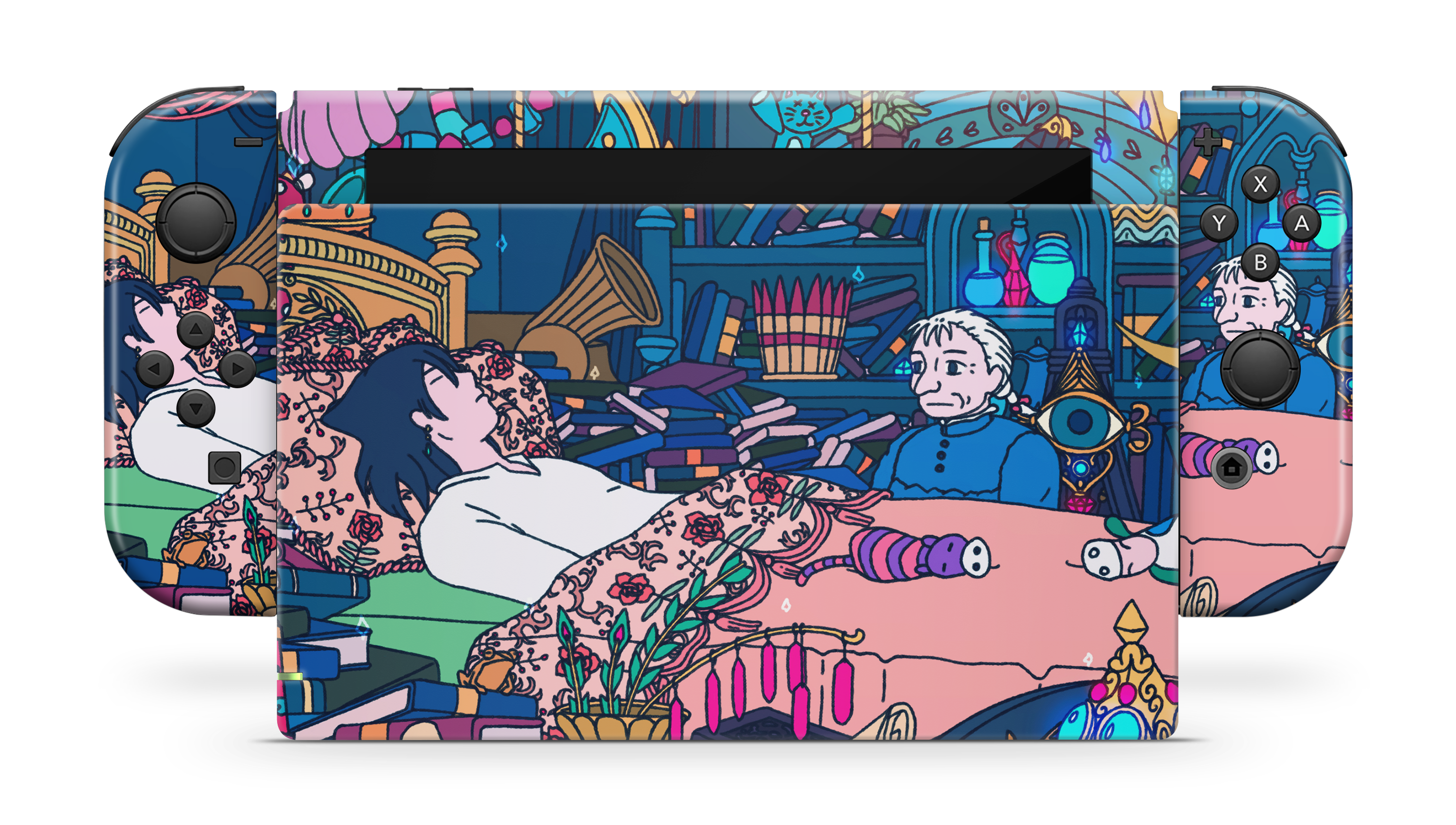 Nintendo Switch 2017 Skin Howl's Room