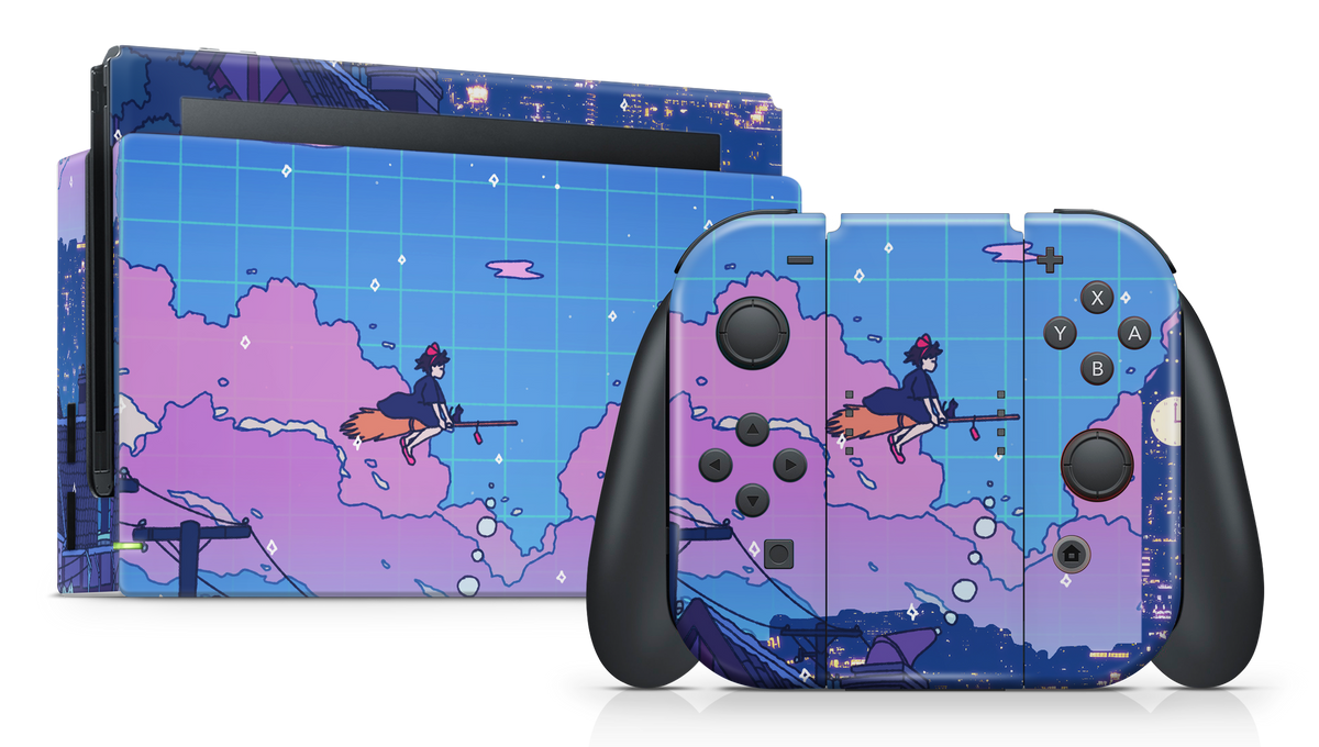 Nintendo Switch 2017 Skin Night Flight