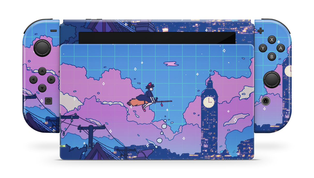 Nintendo Switch 2017 Skin Night Flight