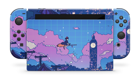 Nintendo Switch 2017 Skin Night Flight