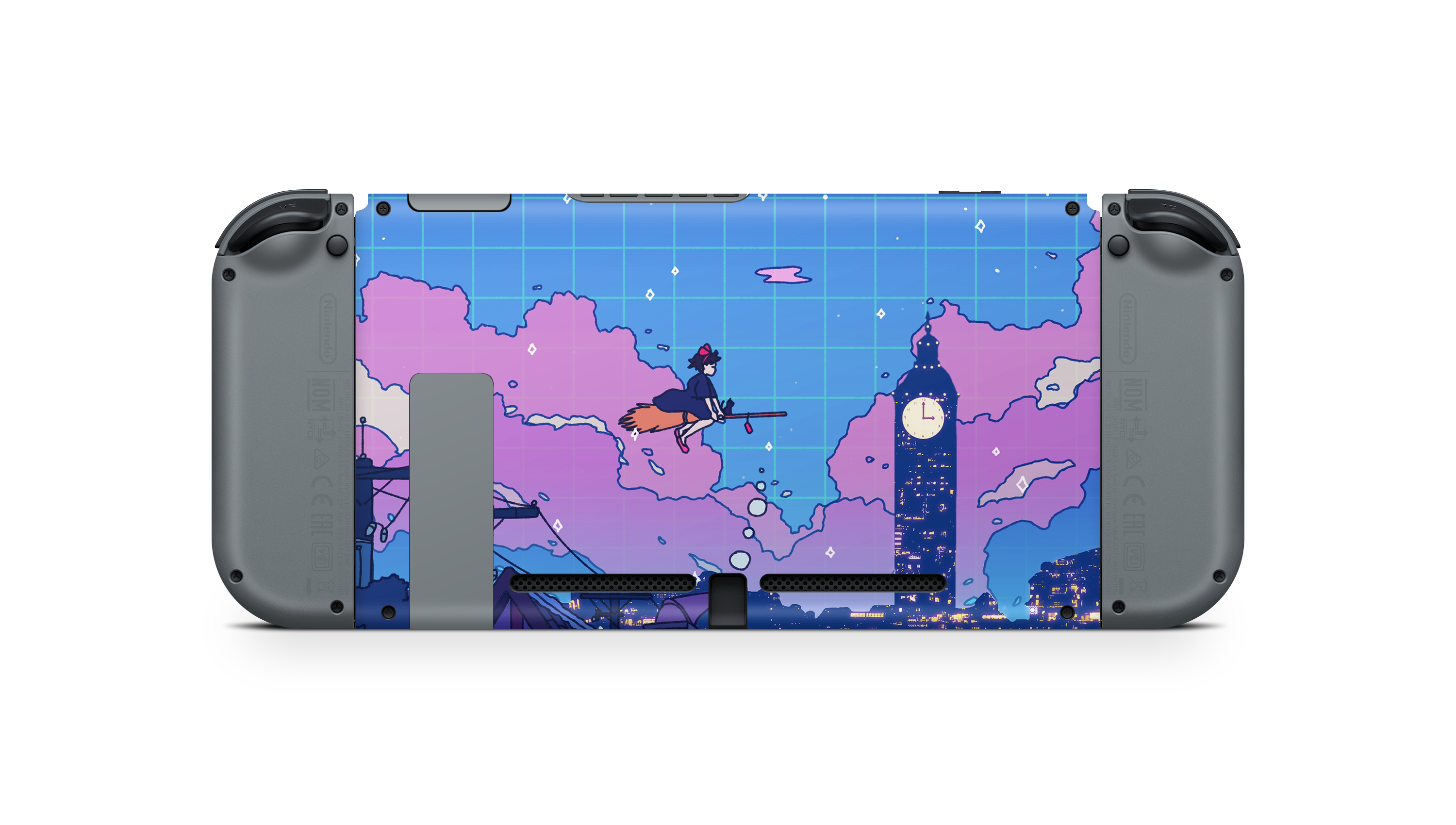 Nintendo Switch 2017 Skin Night Flight