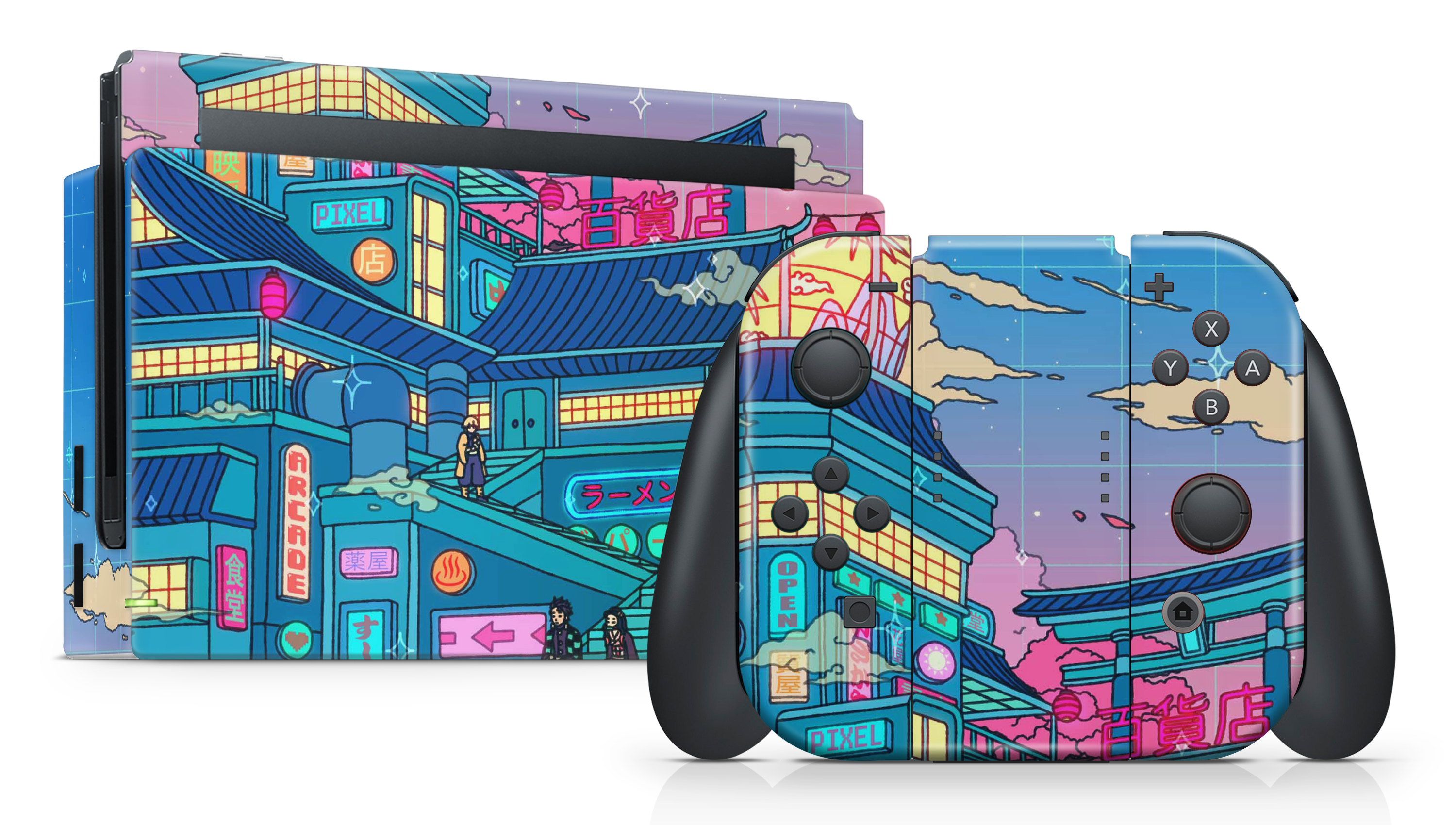 Nintendo Switch 2017 Skin Lantern Festival