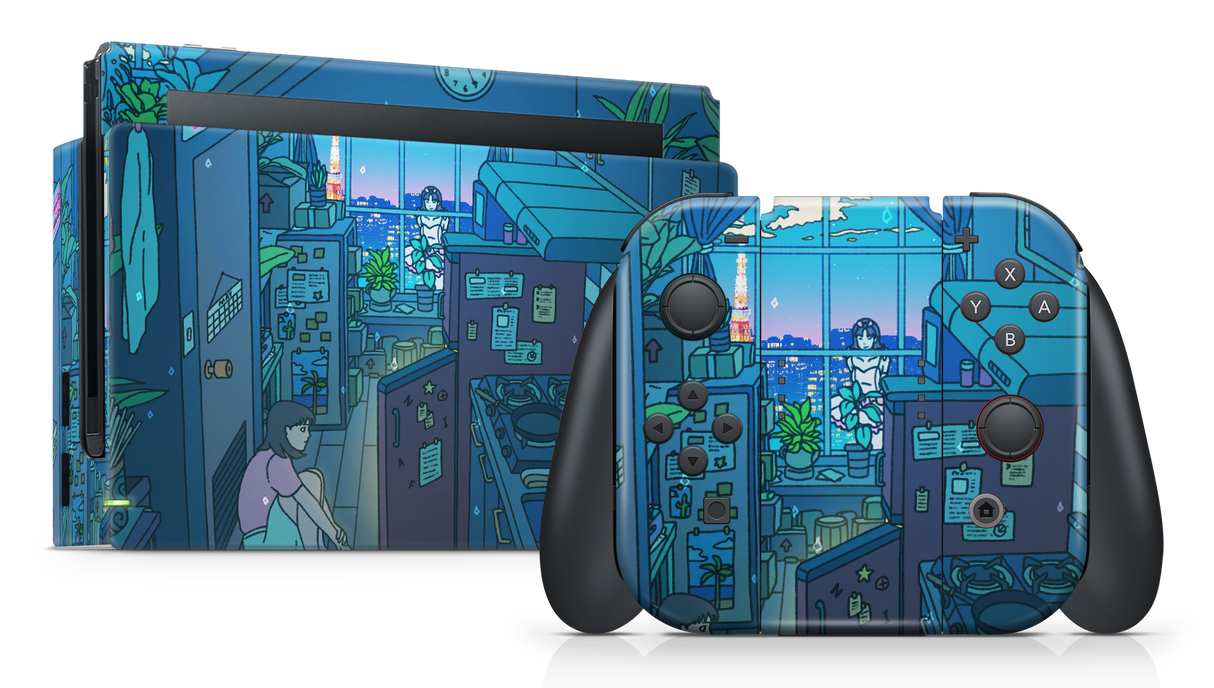 Nintendo Switch 2017 Skin Perfect Blue