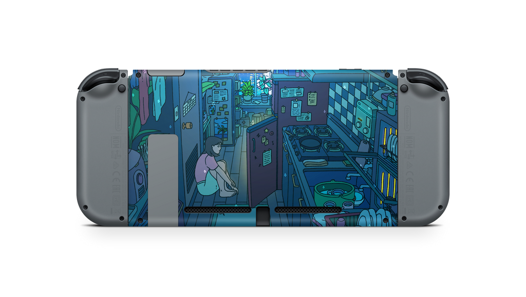 Nintendo Switch 2017 Skin Perfect Blue