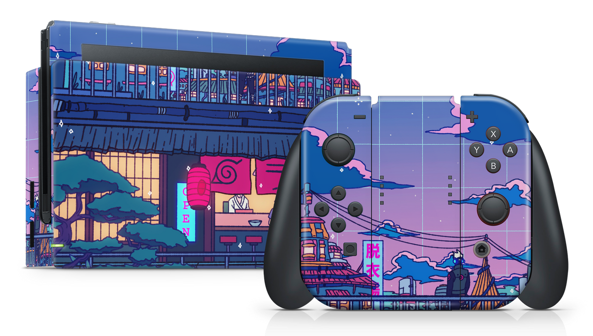 Nintendo Switch 2017 Skin Ramen Village