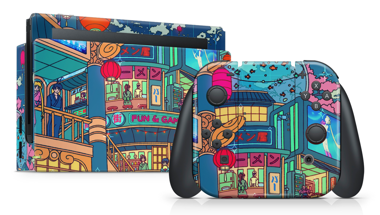 Nintendo Switch 2017 Skin Moon festival