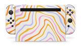 Nintendo Switch 2017 Skin Abstract Rainbow