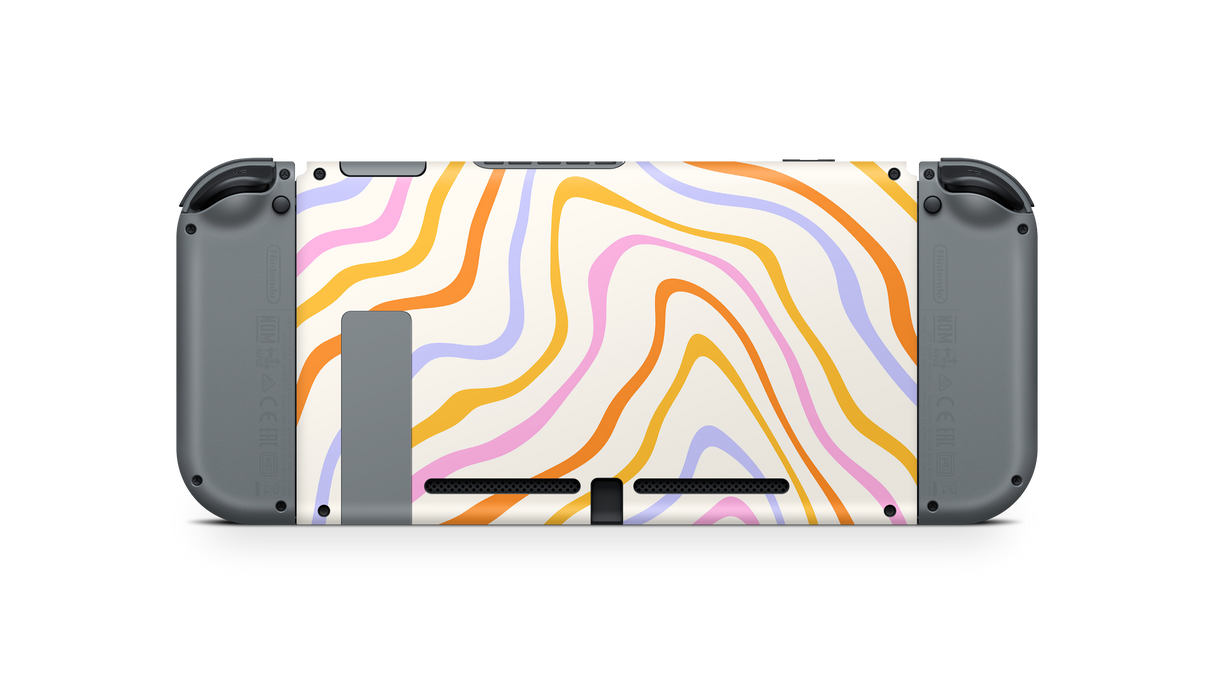 Nintendo Switch 2017 Skin Abstract Rainbow