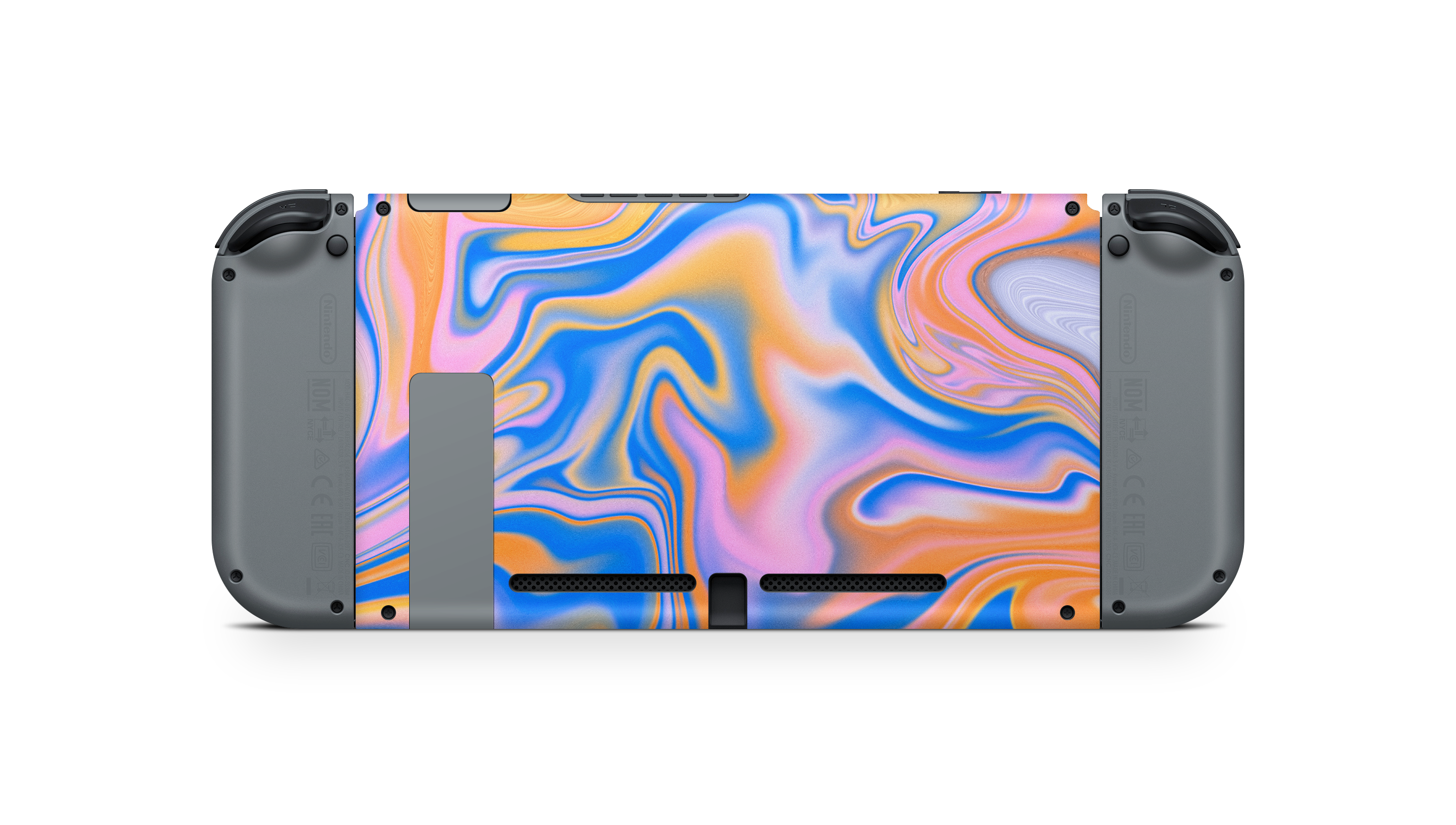 Nintendo Switch 2017 Skin Blue Liquid